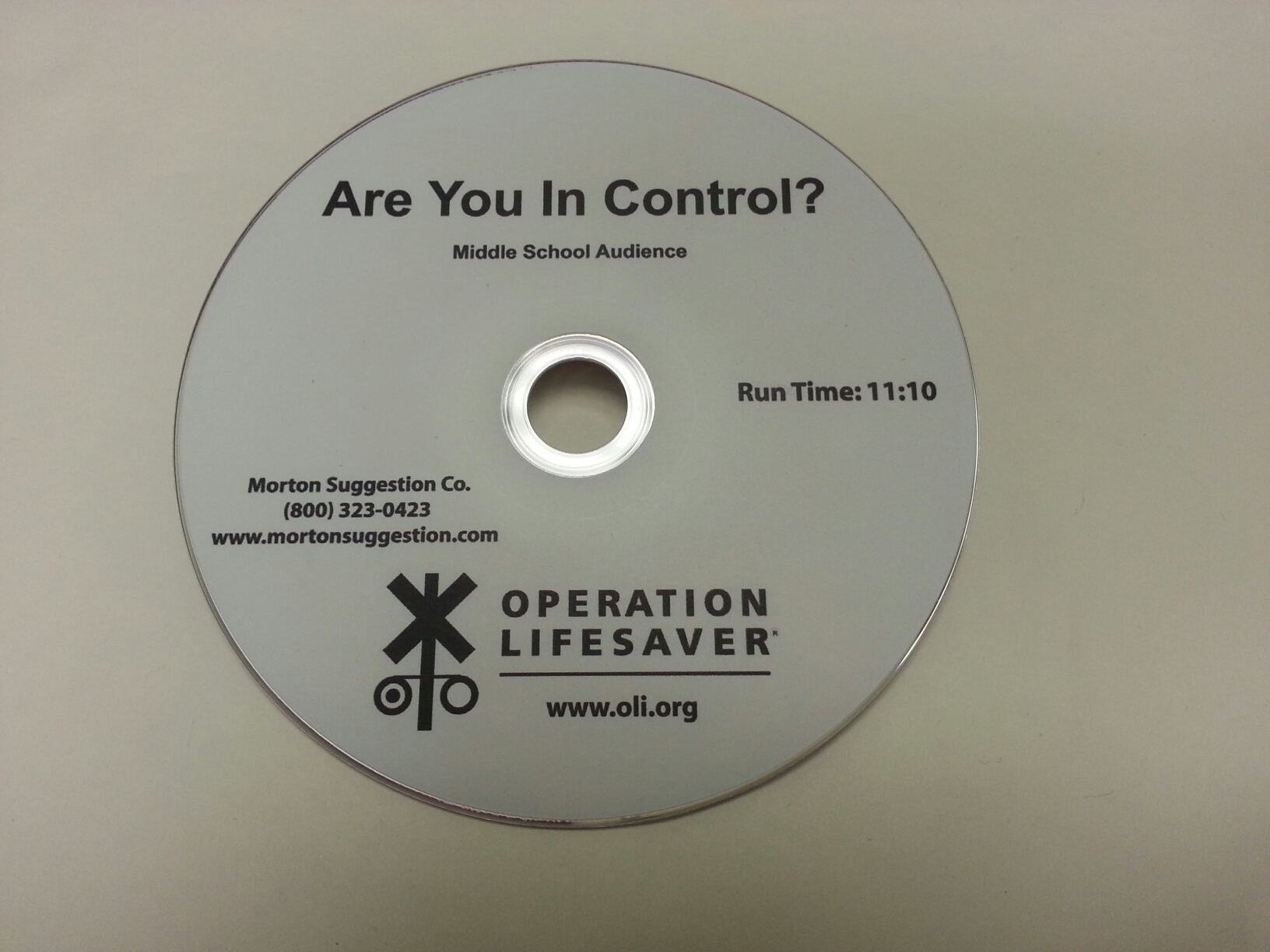 DVD - Are You In Control?