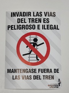 Poster - No Trespassing Spanish