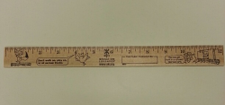 Ruler 12", Wooden Color-Me
