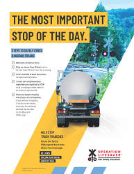 Tanker Truck: The Most Important Stop of the Day Poster