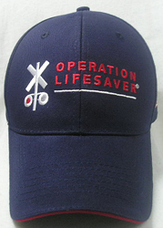 Cap with OLI Crossbuck logo